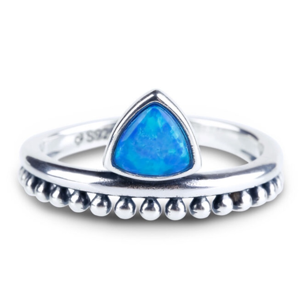 NWOT SIZE 8 no box Jeulia Petite Triangle Opal Ring Gift Holiday